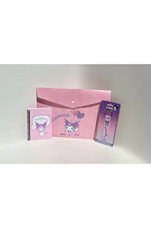 Kuromi Kırtasiye Seti 3 Parça