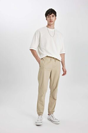 DeFacto Regular Jogger Gabardin Pantolon B6148AX24SPBG732