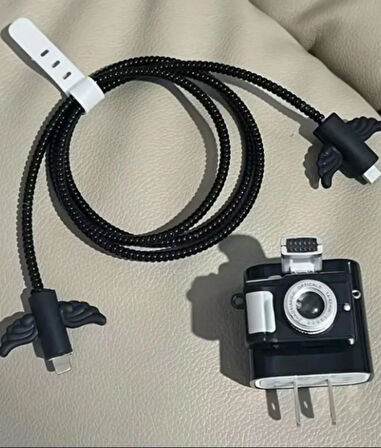 Unico 18/20 W Iphone Uyumlu Şarj Aleti Kılıfı Sarj Kablo Koruyucu Kılıf Fotoğraf Makinesi