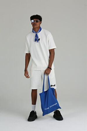 Oversize History Baskılı Şort ve Tişört Kombini  Erkek Takım  Günlük Giyim Şıklığı