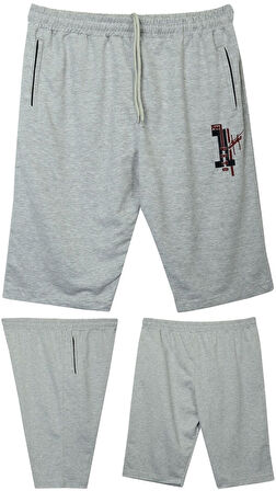 Erkek Büyük Beden 110 - 150 Kilo Arası İçin Uygun Pine1 Yazılı Penye Kapri