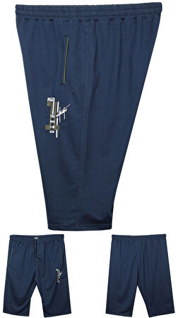 Erkek Büyük Beden 110 - 150 Kilo Arası İçin Uygun Pine1 Yazılı Penye Kapri