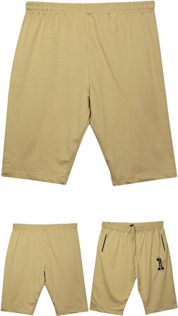 Erkek Büyük Beden 110 - 150 Kilo Arası İçin Uygun Pine1 Yazılı Penye Kapri