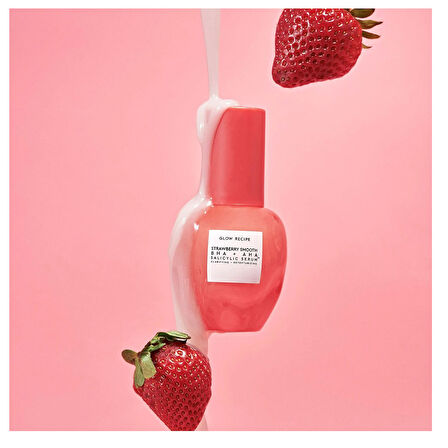 GLOW RECIPE Strawberry Smooth - Salisilik asit, AHA ve BHA İçeren Arındırıcı Serum 30 ML 