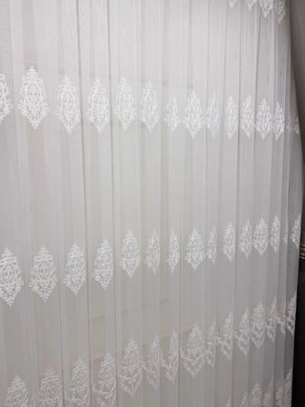 NİVEMESHOME HARE 1/3 PİLELİ TÜL PERDE APM