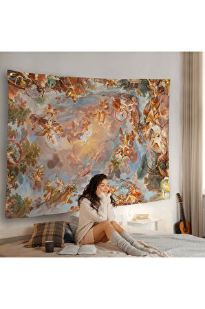 Roma İtalya Villa Borghese'nin Galleria Borghese Fresk Duvar Örtüsü-7272