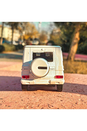 Benz G63 Koleksiyon Metal Araba 12cm Jip Beyaz