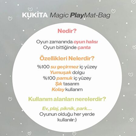 Kukita Magic PlayMat Ayıcık Oyun Halısı