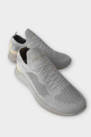 Kadın Triko Spor Ayakkabı BEJ