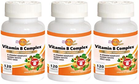 B Vitamini Kompleksi 3x120 Tablet Vitamin B Complex