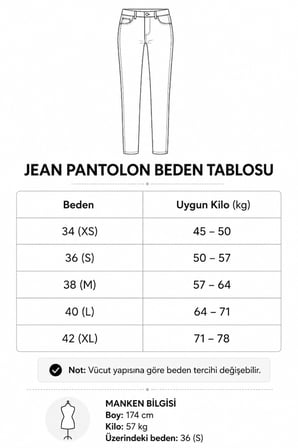 Kadın Siyah Yüksek Bel Wide Leg Düz Kesim Denim Pantolon Bol Paça Kot Pantolon