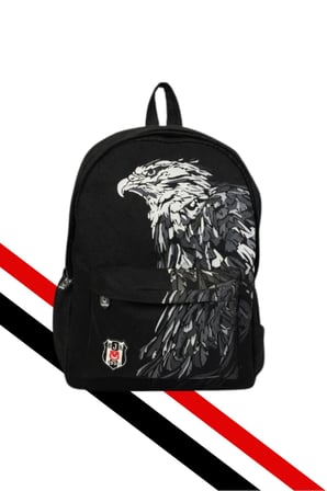 Beşiktaş Kartal Baskı Detaylı Sırt Çantası