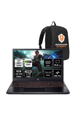 Nitro V15 i7 13620H 40GB 2TB SSD RTX5060/8GB 15.6" FHD 165Hz FDOS Gaming Laptop