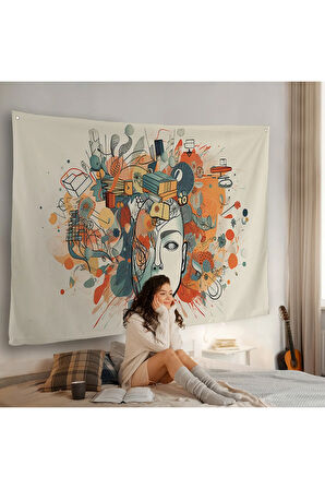 Zihin Haritası Duvar Örtüsü-7280