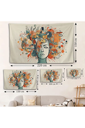 Zihin Haritası Duvar Örtüsü-7280