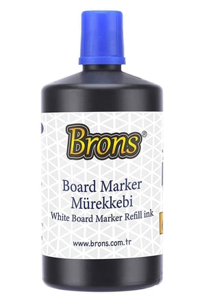 Brons Tahta Kalemi Mürekkebi 250 Cc Mavi Br-9151 (4 Lü Paket)
