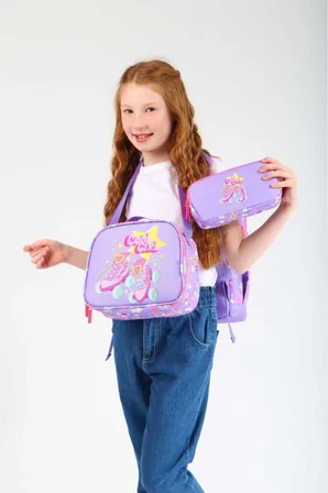 Kaukko Kids Okul Sırt Çantası Sweet Skate L5199