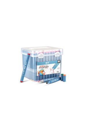 Rich Art-X Sketch Marker Duo Marker Çift Uçlu Boyama Kalemi 80 Renk Set 18051