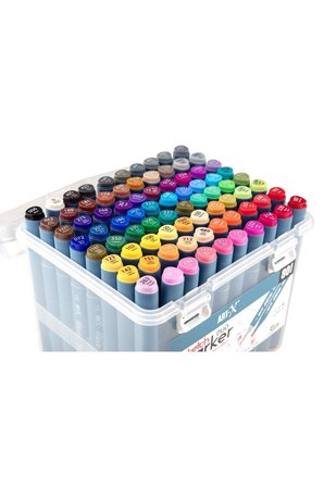 Rich Art-X Sketch Marker Duo Marker Çift Uçlu Boyama Kalemi 80 Renk Set 18051