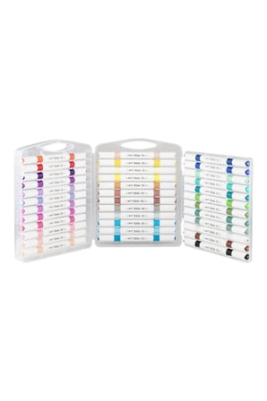 Rich Art-X Acrylic Marker Duo Marker Çift Uçlu Su Bazlı Boyama Kalemi 36 Renk Set 18058