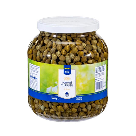 Metro Chef Kapari Turşusu 8-9 mm -1600 G
