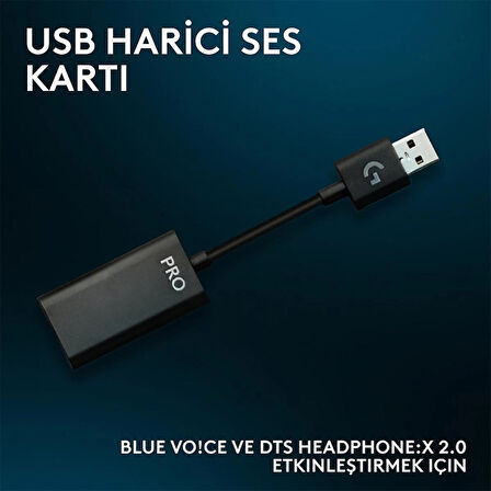 Logitech Pro X Usb Dac Harici Ses Kartı - 10 Adet