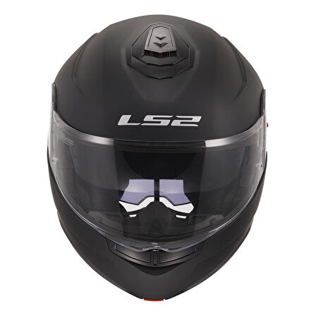 LS2 STROBE 2 MAT SİYAH ÇENE AÇILIR KASK