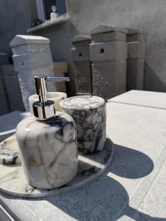 Violet banyo aksesuar takımı 
