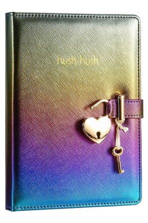 Victoria'S Journals Hush Hush Kilitli Metalik Hatıra Defteri 13X18cCm 80 Gram 160 Yaprak Çizgili 124-1101