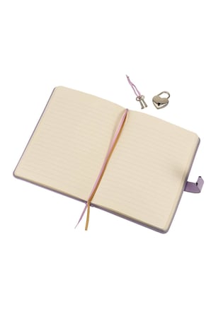 Victoria'S Journals Hush Hush Kilitli Pastel Hatıra Defteri 13X18cCm 80 Gram 160 Yaprak Çizgili 124-1110