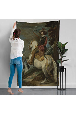 Gaspar de Guzman - İspanya Kralı IV. Philip'in Başbakanı Duvar Örtüsü - Count-Duke of Olivares-7283