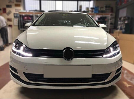 Volkswagen Golf 7 MK7 2012-2018 J Led Far Silver