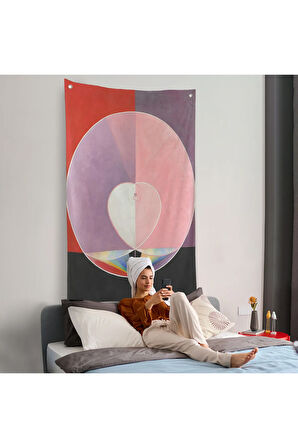 Hilma af Klint - Güvercinler Duvar Örtüsü - Doves-7284