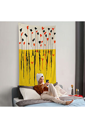 Alexander Calder - Damlalar Duvar Örtüsü - Drops-7285