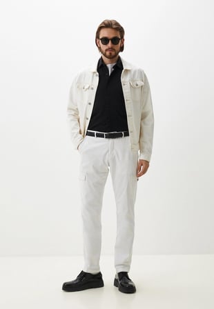 Erkek Kısa Kollu Yazlık Gömlek Siyah Slim Fit NCS JEANS 7286
