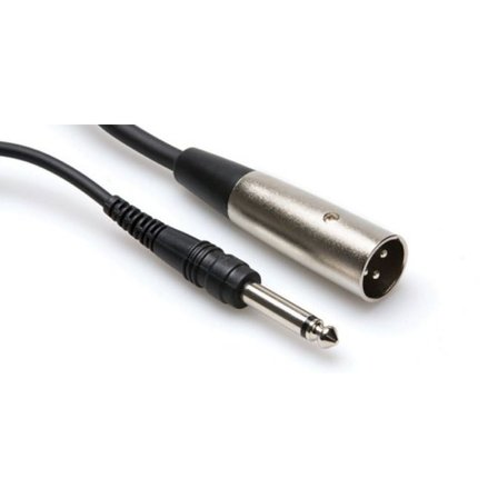 HOSA XLR (M) - 1/4\'\' TS (M) Balanssız kablo 1.5 mt.