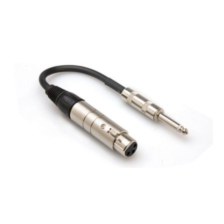 HOSA XLR (M)  1/4\'\' TS (F) empedans bağdaştırıcı