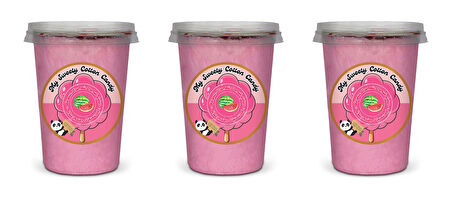 KARPUZ AROMALI 3'LÜ GURME PAMUK ŞEKERLER