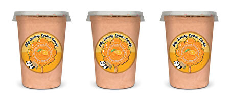 PORTAKAL AROMALI 3'LÜ GURME PAMUK ŞEKERLER