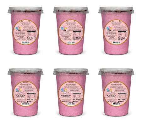 KARPUZ AROMALI 6'LI GURME PAMUK ŞEKERLER