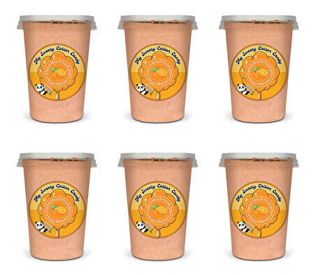 PORTAKAL AROMALI 6'LI GURME PAMUK ŞEKERLER