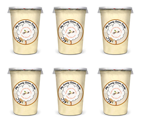 VANİLYA AROMALI 6'LI GURME PAMUK ŞEKERLER