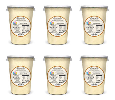 VANİLYA AROMALI 6'LI GURME PAMUK ŞEKERLER