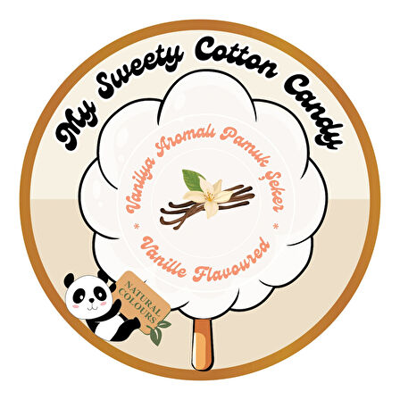 VANİLYA AROMALI 6'LI GURME PAMUK ŞEKERLER