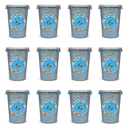 TUTTİ FRUTTİ AROMALI 12'Lİ GURME PAMUK ŞEKERLER