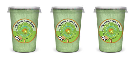 KİVİ AROMALI 3'LÜ GURME PAMUK ŞEKERLER