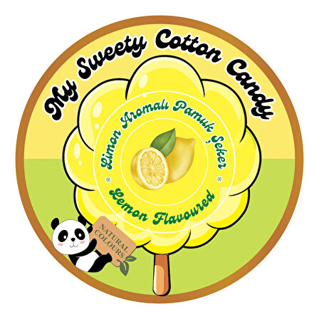 LİMON AROMALI 6'LI GURME PAMUK ŞEKERLER