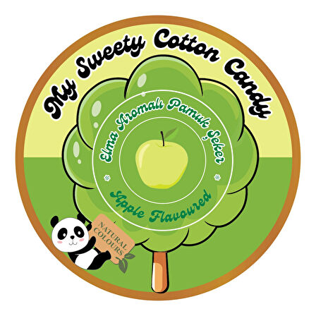 ELMA AROMALI 12'Lİ GURME PAMUK ŞEKERLER