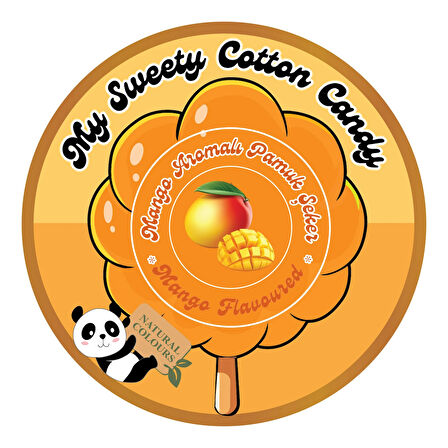 MANGO AROMALI 12'Lİ GURME PAMUK ŞEKERLER