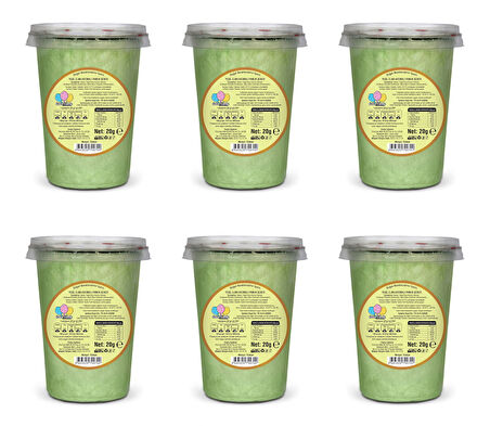 ELMA AROMALI 6'LI GURME PAMUK ŞEKERLER